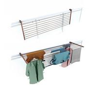 foxydry Duo, tendedero de barandilla y balcón, Plegable, 162 cm