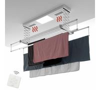 foxydry Pro, tendedero eléctrico de Techo, con Aire Caliente, 122 cm
