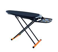 Tabla de Planchar con aspiración y extracción del Vapor, Mesa de Planchar Plegable Negra con Ruedas, Foxydry Vivo (Vivo (Tabla de Planchar)) 50x14x117 cm