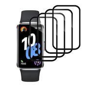 FOXZKISS Protector de pantalla ultra transparente de 0,33 mm para Huawei Band 10, 4 unidades para cristal blindado Huawei Band 10, protector de pantalla completa 9H, resistente a los golpes