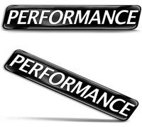 FOXZY Performance 3D Metal Cromo Coche Calcomanía Emblema Insignia Letras Número Pegatina