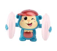 FOYTOKI 1 Pieza Juguete Eléctrico Mono Tumbling para Bebés Juguete de Cantar y Bailar para Gateo y Desarrollo Infantil