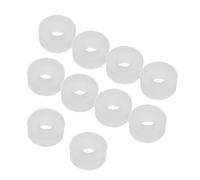 FOYTOKI 10 Piezas Anillo de Sellado de Silicona para Válvula de Inflado, Junta del Mandril Neumático para Compresor de Aire, Adaptador de Sello para Inflador de Neumáticos, Uso Automotor