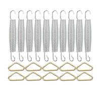 FOYTOKI 10 Piezas Muelles Metálicos para Trampolín de 5, 5 Pulgadas