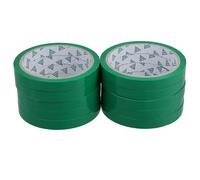 FOYTOKI 10 Rollos de Cinta para Atar Bolsas de Productos Frescos, Polipropileno Resistente, 12 Mm X 45 M, Verde sin Texto, para Supermercados, Mercados y Uso Doméstico