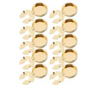 FOYTOKI 10 Unidades Botones de Cobre en Forma de Tortuga Vintage para Ropa Hombre Formal, Superficie Lisa Que Previene Enganches, Accesorios para Camisas y Puños