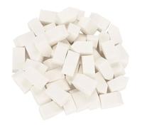 FOYTOKI 100piezas Facial Para Polvos Esponjas Maquillaje De Látex Sintético Borlas Para Base De Maquillaje Fijadoras