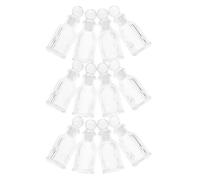 FOYTOKI 12 Piezas Botellas de Vidrio para Agua Santa de 50ml con Diseño de Cruz Católica, Recargables y Portátiles para Ceremonias Religiosas y Sacramentos
