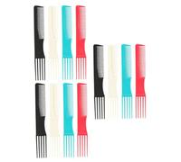 FOYTOKI 12Piezas Peine de Peluquería Creativo de Herramienta de Práctica para Colores Aleatorios Peines Versátiles para Tipo