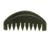 FOYTOKI 1pieza Peine De Jade Natural Para Masaje Facial y Cabelludo Ergonomía Cómoda y Suave Para Relajación y Viajes Duradero y Ligero Diseño Práctico