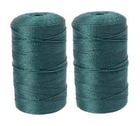 FOYTOKI 2 Piezas Hilo de Nylon para Reparar Redes de Pesca Protección contra Agua Salada y Diseño Mezcla Redes para Operaciones Marítimas y Reparación Rápida
