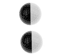 FOYTOKI 2 Piezas Pelotas de Práctica Golf Bicolor para Swing y Putt Estabilidad Mejorada y Control de Distancia de Bolas de Entrenamiento Profesional