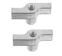 FOYTOKI 2 Piezas Tuerca de Manual para Luces de Escenario en Aleación de Aluminio Fundido, Ahorro de Espacio y Portátil para Montaje en Estructuras y Eventos