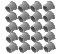 FOYTOKI 20 Piezas Tapones para Orificio de Valla de Piscina PVC | Ajuste para Postes de Valla y Manguitos de Piscina, Instalación sin Complicaciones, Ayuda a Mantener la Pieza Firme