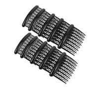 FOYTOKI 24 Piezas Peines Laterales para Cabello con Dientes Plástico Duradero con Diseño Ondulado y Recto Peines Retro Pequeños para Nupcial Bodas y Fiestas