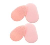 FOYTOKI 2juegos Esponjas Limpiadoras y Exfoliantes Para Cara y Maquillaje Desmaquillantes