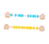 FOYTOKI 2piezas Abacus De Aprendizaje para Niño Niña Juguete Educativo De Cálculo De Herramienta Didáctica para Desarrollo Matemático Infantil