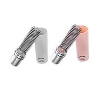 FOYTOKI 2piezas Peine Portátil Cabello Cepillo Enrollable Cepillo Rizador Para Secar Secador Material Para Viajes