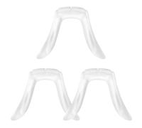 FOYTOKI 3 Piezas Almohadillas Antideslizantes para Nariz de Gafas Soporte Cómodo y Duradero para Puente Nasal Compatibles con Versiones Cortas para Estudiantes