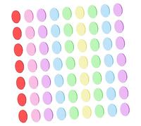 FOYTOKI 300 Piezas Fichas de Bingo Transparentes de Coloridas y Prácticas Accesorios para Infantiles Apuestas Marcadores Reutilizables y Duraderos Color Aleatorio