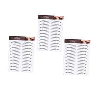 FOYTOKI 3hojas Pegatinas De Cejas Imitación Impermeables Para Maquillaje Natural Para Cejas Escasas o Despeinadas Fácil Aplicación Daños La Piel