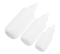 FOYTOKI 3piezas Botella De Viaje Dispensador Presión Para Cosméticos Tubos Vacíos Para Loción y Champú Para Artículos De Tocador Viajes