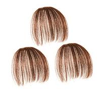 FOYTOKI 3piezas Flequillos Falsos Realistas Para Mujer Peluca De Pelo Falso Disfrazarse