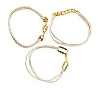 FOYTOKI 3piezas Pulseras Pelo Coleteros Elásticos Gomas Pelo Pulseras Para Mujer Para Diario y Fiestas Accesorios Para Mujer