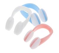 FOYTOKI 3Piezas Uds Tapones para Nariz Pinzas Antideslizantes para Adultos y Cómodo y Duradero