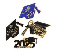 FOYTOKI 4 Piezas Pins de Tapa de para Ceremonia Joyería de Enamel para Estudiantes y Profesores Accesorios Elegantes para Celebraciones Académicas