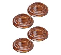 FOYTOKI 4piezas Almohadillas Antideslizantes para Patas de Piano Diseño de Madera Protectoras para Suelos de Madera y Alfombrillas Estabilizadoras para Evitar Daños Pisos de Parquet