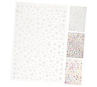 FOYTOKI 4piezas Pegatinas De Gemas De Imitación Cara Decoraciones De Perlas De Ab Autoadhesivas Para Maquillaje y Uso Ojos Cara y Cabello