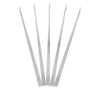 FOYTOKI 5 Pinzas de Acero Inoxidable para Limpieza de Orejas en Espiral, Portátiles y Fáciles de Usar, Ideales para Eliminar Cerumen en Adultos y Niños