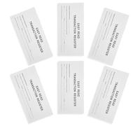 FOYTOKI 6 Libros de Registro de Chequeras Blancos para Gestión Financiera Personal, Cuaderno de Contabilidad y Organización de Presupuesto, Planificador de Registros y Control de Cheques