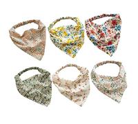 FOYTOKI 6 Piezas Diademas Elásticas Mujeres Paquete de Bandanas con Estampado Floral Accesorios el Colores