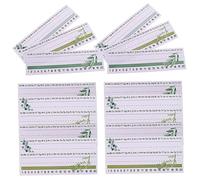FOYTOKI 60 Hojas Placas de Nombre para Escritorios de Aula Unidades Couché Adhesivas Decorativas para y Ventanas Escolares