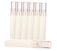 FOYTOKI 6piezas Tubo De Esmalte De Labios Transparente De Envase De Brillo Labial Vacío De Tubo De Brillo Labial Recargable Para Mujeres y Diy