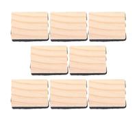 FOYTOKI 8 Piezas Borrador de Pizarra Estilo Campus de Madera y Fieltro, Compacto y Ligero, Adecuado para Limpieza Efectiva de Tizas en Aulas al Aire Libre y Pintura