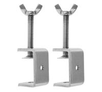 FOYTOKI Abrazaderas en C de Acero Inoxidable 5-38 MM Mini Juego de 2 Piezas Apertura de 45 MM Tipo Palanca Abrazaderas de Alta Resistencia para Carpintería y Bricolaje