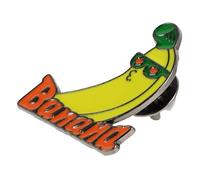 FOYTOKI Adornos De De Frutas Pines De Esmalte Metálico Forma De Plátano Bonitos Broches De Frutas Para Bolsos Chaquetas Sombreros Camisas De Día De Acción De Gracias