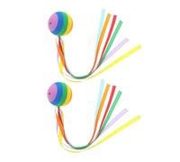 FOYTOKI Adornos para Antena de Coche Bola Decorativa de Pet con Diseño Delicado y Portátil, Paquete de 2 Piezas para Decoración Exterior y Tablero del Coche