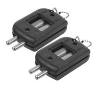 FOYTOKI Afilador Portátil para Cuchillas de Patines de Hockey, Piedra de Afilar Ajustable, 2 Piezas Negras, Herramienta para Mantenimiento y Afilado en Pista de Hielo