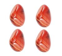 FOYTOKI Ágata Color Aleatorio Natural 4 Piezas Pulida 3-4 Cm Tamaño Mediano Piedras Irregulares Alivio Estrés para Meditación y Curación Decoración Hogar y Oficina