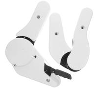 FOYTOKI Ajustador de Ángulo de 180° para Respaldo de Silla de Juego Color Blanco, Accesorio para Sillas Giratorias de Carreras, Regulador de Ángulo del Asiento para Oficina y Escritorio