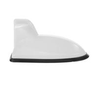 FOYTOKI Antena de Coche Diseño de Avión Blanco, Plástico Resistente, Mejora la Estabilidad de Conducción y Fácil Instalación para Decoración del Techo del Vehículo
