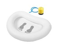 FOYTOKI Baño De Pies Inflable Para Piscina y Playa Lavapiés Portátil Para Limpieza De Pies Después De Nadar o Caminar La Arena Hecho De Material Duradero