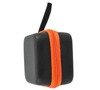 FOYTOKI Bolsa Portátil para Almacenamiento de Yo-yos Compartimento, Borde Naranja, Resistente y Compacta, Estuche Rígido Adecuado para Guardar y Proteger Balones de Yo-yo en Viajes y Uso