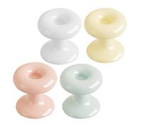 FOYTOKI Botón Pulsador Auxiliar Plástico Resistente Forma de Corazón 4 Piezas Diseño Innovador y Ahorro de Agua Color Aleatorio para Tanque de Inodoro para Uso en Baños