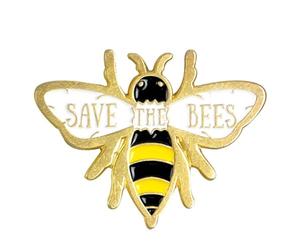 FOYTOKI Broche de Abeja de Esmalte y Aleación Ecológica, Accesorio Ligero y Pequeño para Mujer, Decoración de Ropa Casual y Fiesta, Diseño Creativo Níquel, Joyería Versátil para Solapas