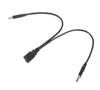 FOYTOKI Cable USB Divisor 2 Entradas 1 Salida Negro para Disco Duro